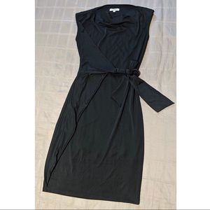 BN Black Front Side Knot Tie cocktail party Dress